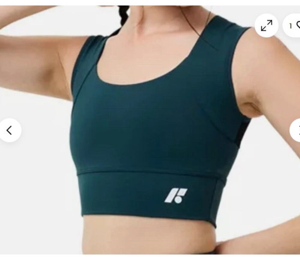 Forme Power Bra In Jade Size XL Athletic Posture Workout